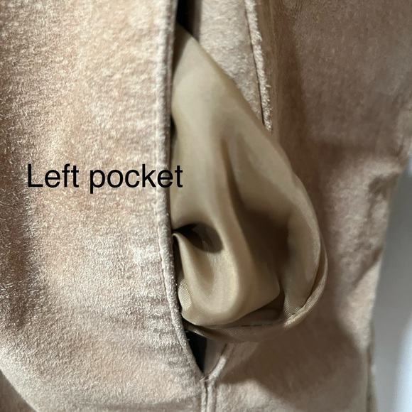 Suede, like new leather jacket/coat - Picture 9 of 12